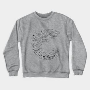 Flower Waves Crewneck Sweatshirt